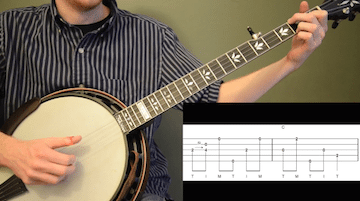 Amazing Grace Beginner Banjo