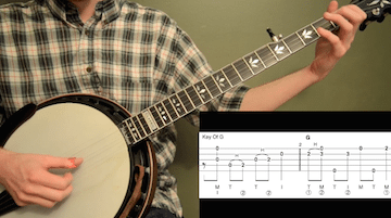 Bury Me Beneath The Willow Beginner Banjo