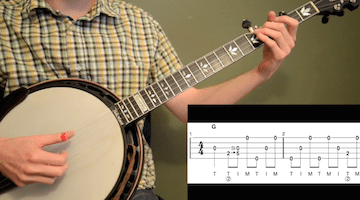 Sally Goodin’ (Backup) Beginner Banjo