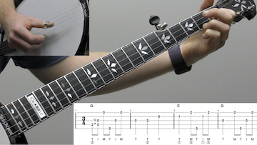 All The Good Times Are Past And Gone (Backup) Beginner Banjo