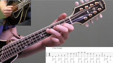 Arpeggio Shifting Exercises Beginner Mandolin
