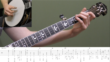 Away In A Manger Intermediate Banjo