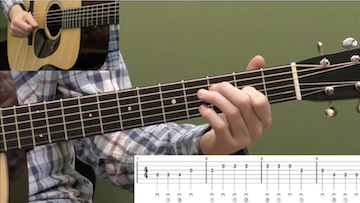 Basic D Major Scale Beginner Guitar