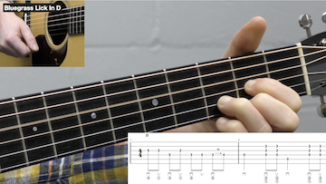 Bluegrass Lick In D