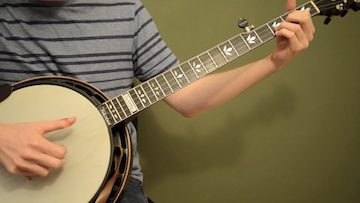 Bluesy Banjo Backup In D