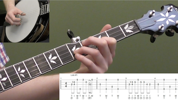 Converting Scruggs Style Licks To Single String Licks Intermediate Banjo