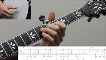 Easy Bass Walks Beginner Banjo