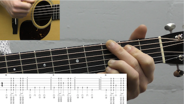 Easy Bass Walks Beginner Guitar