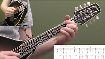Five Strumming Patterns Beginner Mandolin