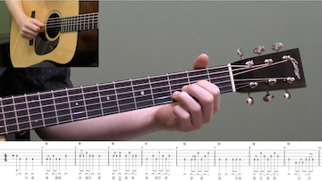 Grandfather’s Clock Intermediate Guitar