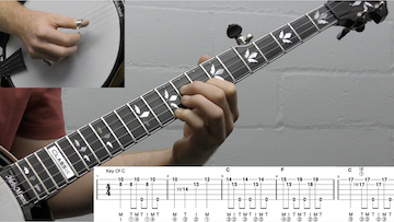 Home Sweet Home (Up-The-Neck) Intermediate Banjo