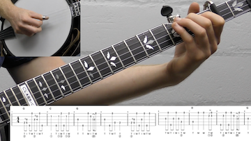 In The Sweet By And By (Backup) Beginner Banjo