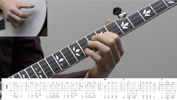 Jingle Bells (Up-The-Neck) Intermediate Banjo