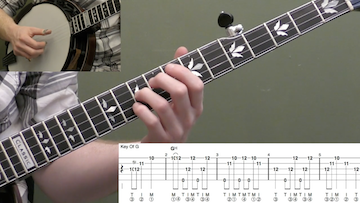 Man Of Constant Sorrow (Up-The-Neck) Intermediate Banjo