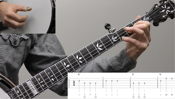 Mary Had A Little Lamb Beginner Banjo