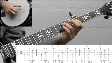 Over The Waterfall Intermediate Banjo