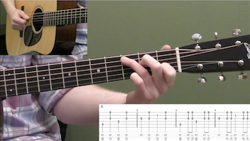 Playing Melody With Strumming Beginner Guitar