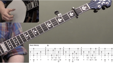 Roll In My Sweet Baby’s Arms Beginner Banjo