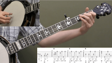 Salty Dog Blues Beginner Banjo