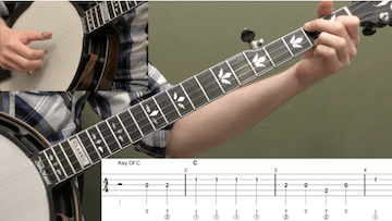 She’ll Be Coming ‘Round The Mountain Beginner Banjo