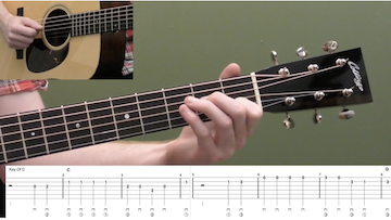 She’ll Be Coming ‘Round The Mountain (Basic) Beginner Guitar