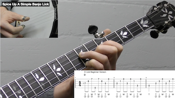 Spice Up A Simple Banjo Lick