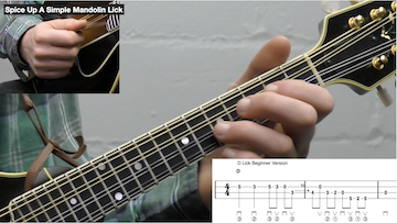 Spice Up A Simple Mandolin Lick