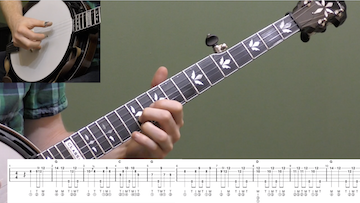 Swing Low Sweet Chariot (Up-The-Neck) Beginner Banjo