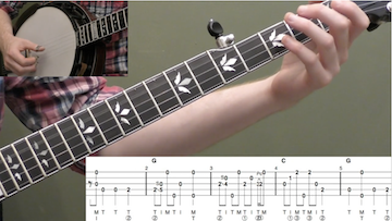 Uncloudy Day Intermediate Banjo