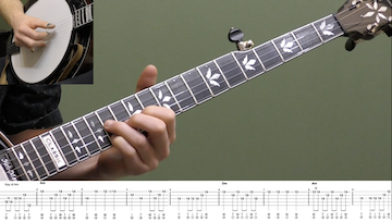 Wayfaring Stranger (Up-The-Neck) Intermediate Banjo