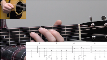 We Wish You A Merry Christmas Beginner Guitar