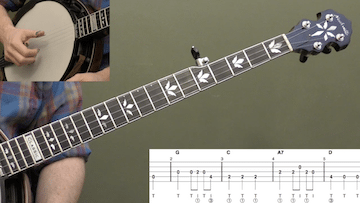 We Wish You A Merry Christmas Intermediate Banjo